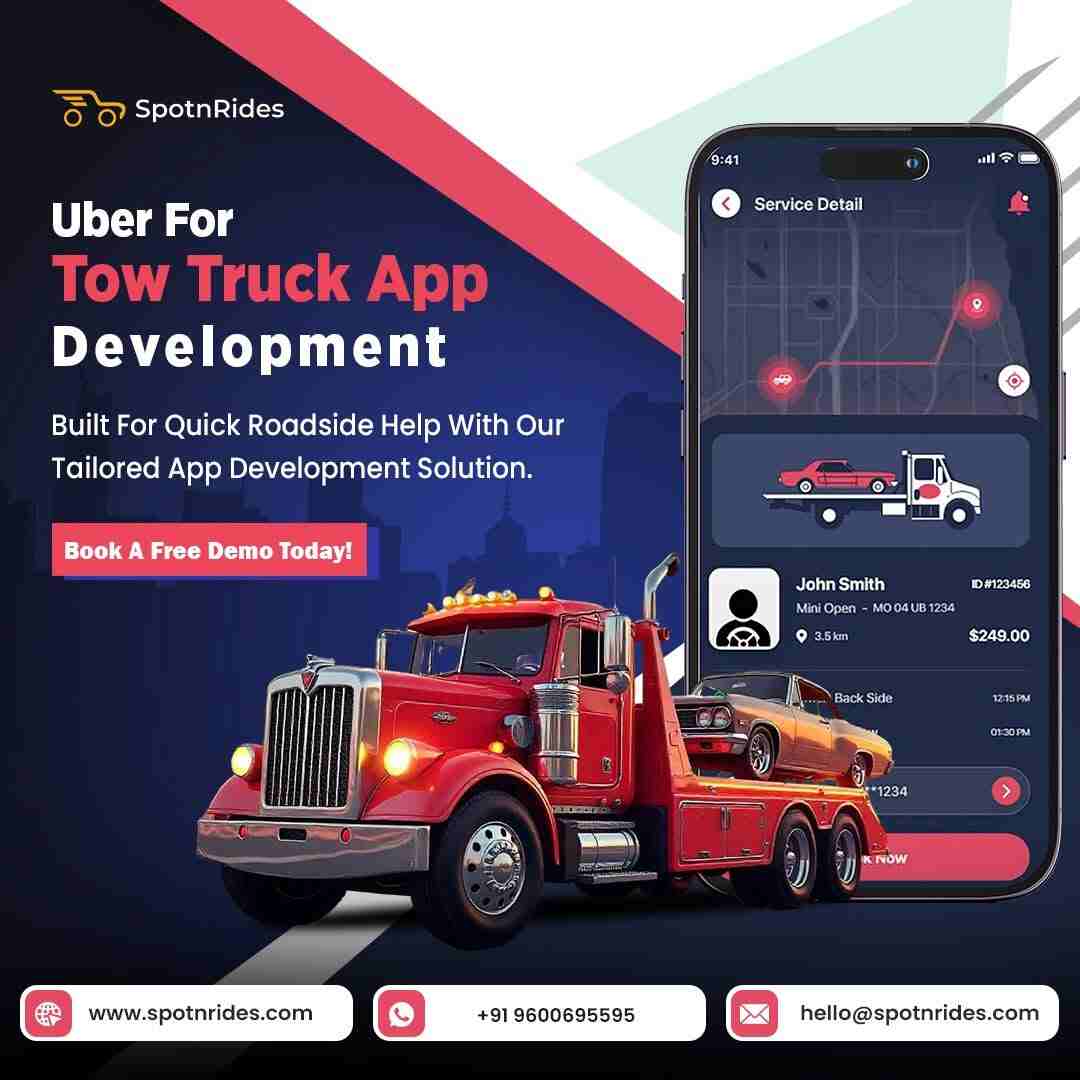 Launch Your Uber-Like Tow Truck App – Advanced Roadside Assistance